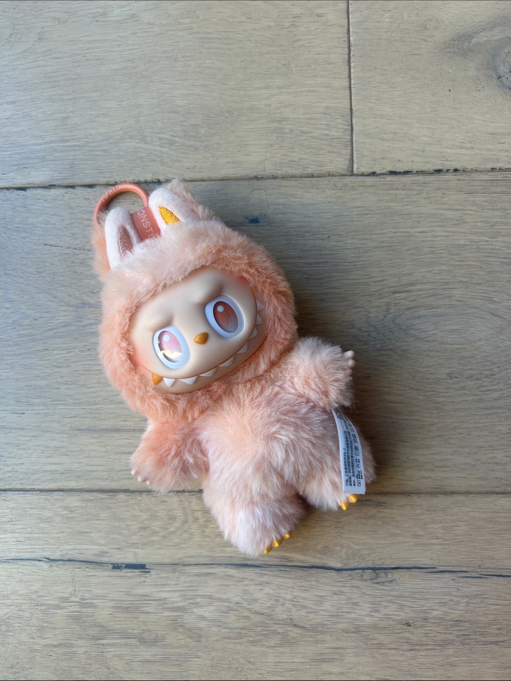 Peach Orange Labubu Big into Energy